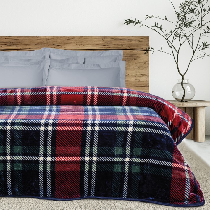 DAS HOME ΚΟΥΒΕΡΤΑ VELOUR MONH 1385 MULTICOLOR