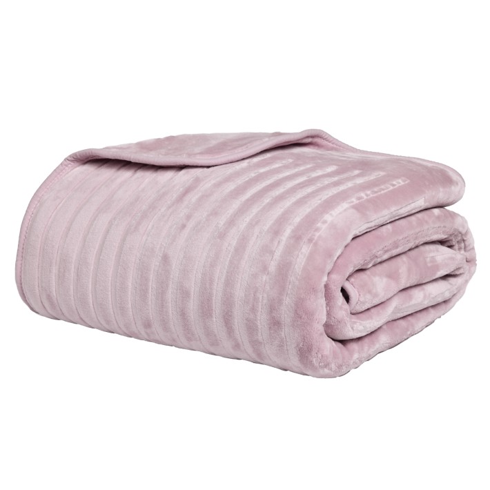 DAS HOME ΚΟΥΒΕΡΤΑ VELOUR ΥΠΕΡΔΙΠΛΗ 1383 DUSTY PINK