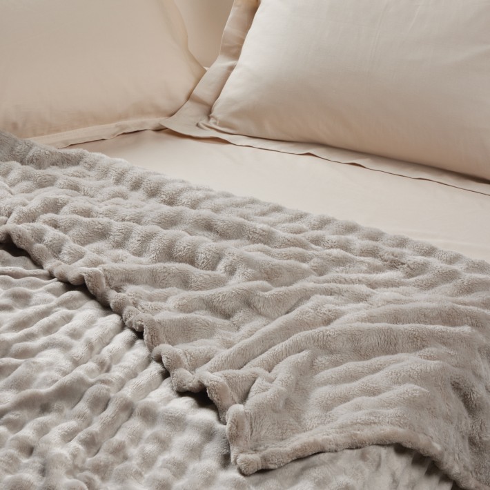 DAS HOME ΚΟΥΒΕΡΤΑ BUBBLE FLEECE 240Χ260 1370 TAUPE