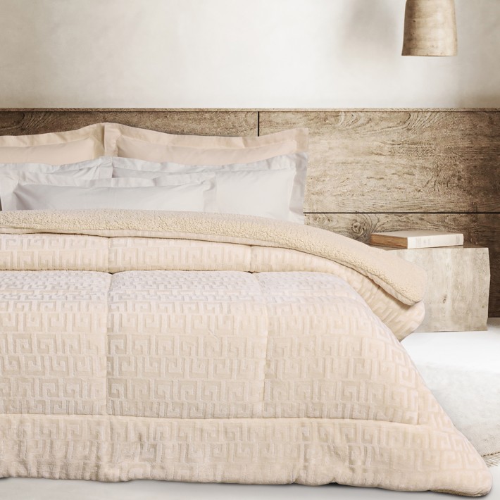 DAS HOME ΚΟΥΒΕΡΤΟΠΑΠΛΩΜΑ SHERPA ΜΟΝΟ 1394 BEIGE
