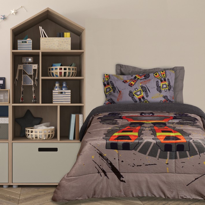 DAS KIDS ΚΟΥΒΕΡΤΟΠΑΠΛΩΜΑ 160Χ220 4974 GREY