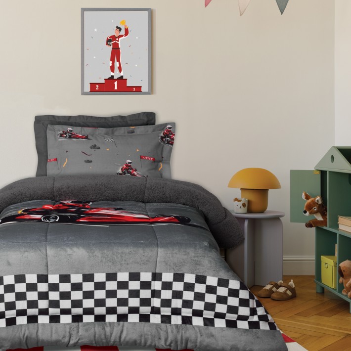 DAS KIDS ΚΟΥΒΕΡΤΟΠΑΠΛΩΜΑ 160Χ220 4976 GREY