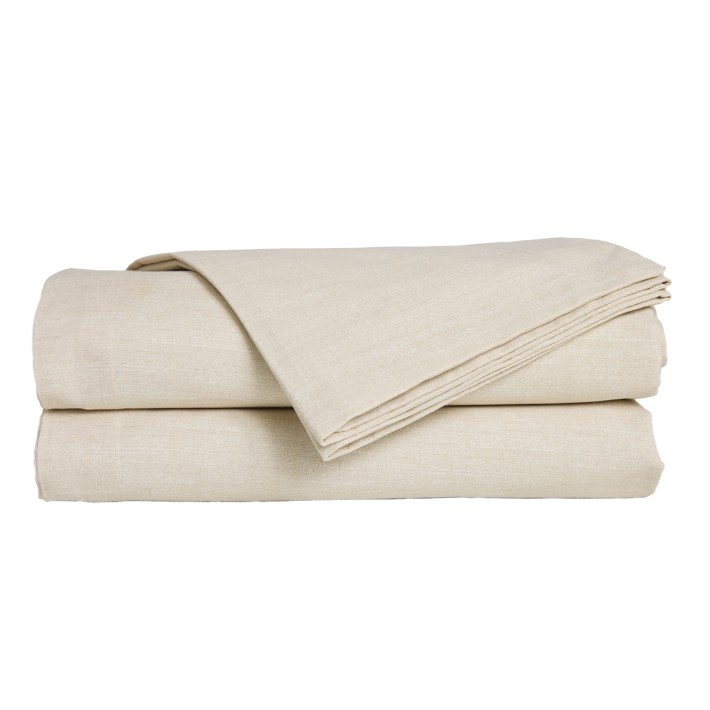 DAS HOME ΣΕΝΤΟΝΙ ΗΜΙΔΙΠΛΟ ΜΕ ΛΑΣΤΙΧΟ 120*200+35 BEIGE 5446 BEIGE