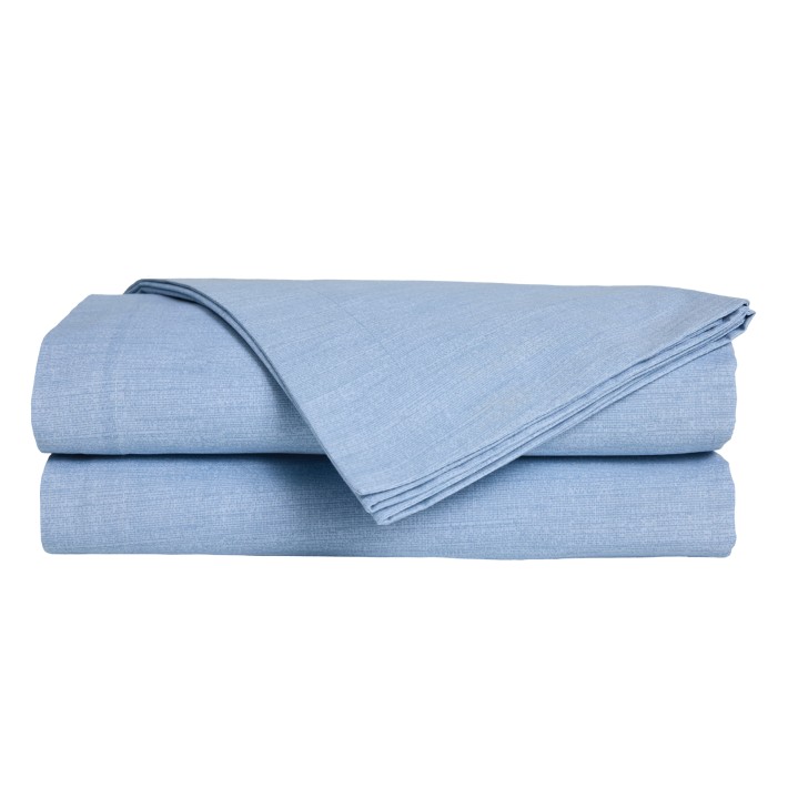 DAS HOME ΣΕΝΤΟΝΙ ΗΜΙΔΙΠΛΟ ΜΕ ΛΑΣΤΙΧΟ 120*200+35 BLUE 5447 BLUE