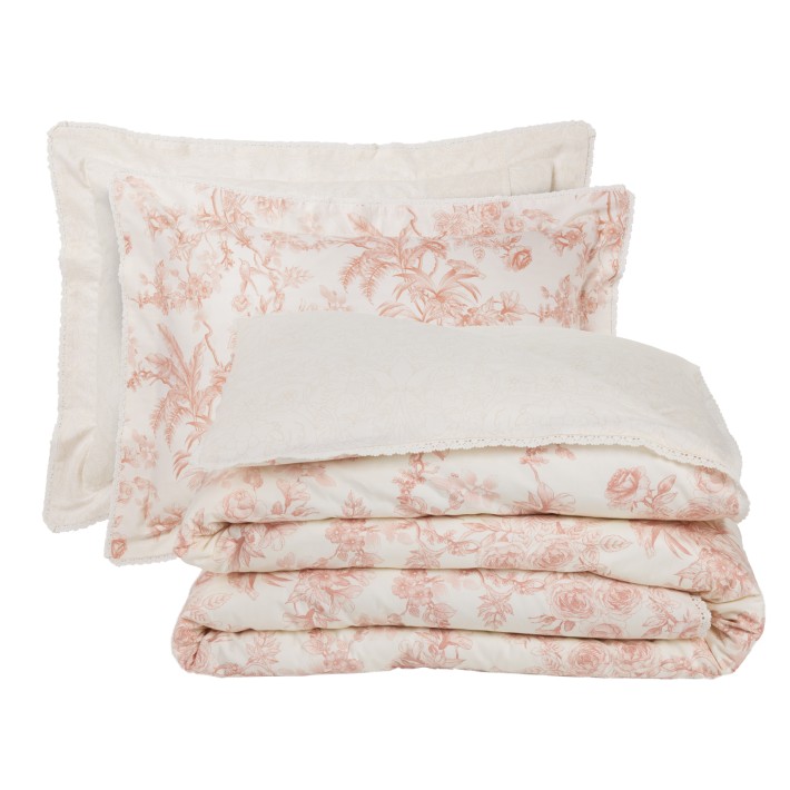 DAS HOME ΣΕΝΤΟΝΙΑ ΣΕΤ KING PRESTIGE 1717 CREAM, TERACOTTA