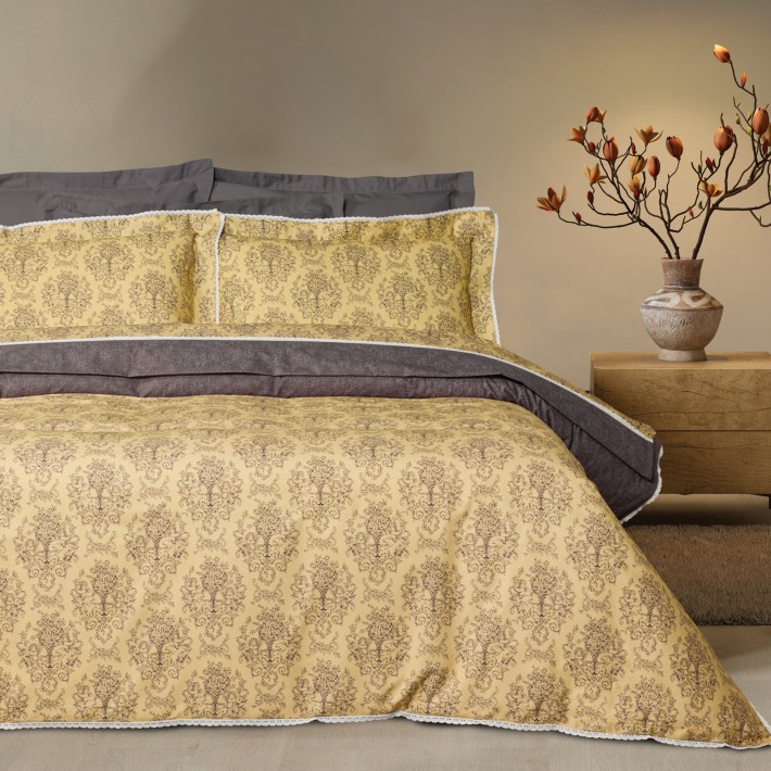 DAS HOME ΣΕΝΤΟΝΙΑ ΣΕΤ KING PRESTIGE 1730 BLACK, YELLOW