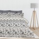DAS HOME ΣΕΤ ΣΕΝΤΟΝΙΑ ΥΠΕΡΔΙΠΛΑ ΜΕ ΛΑΣΤΙΧΟ CASUAL 5429 ECRU, GREY