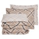 DAS HOME ΣΕΤ ΣΕΝΤΟΝΙΑ ΥΠΕΡΔΙΠΛΑ ΜΕ ΛΑΣΤΙΧΟ CASUAL 5435 BEIGE, BLACK
