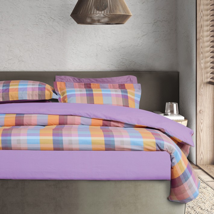 DAS HOME ΣΕΤ ΣΕΝΤΟΝΙΑ ΥΠΕΡΔΙΠΛΑ ΜΕ ΛΑΣΤΙΧΟ CASUAL 5456 MULTICOLOR