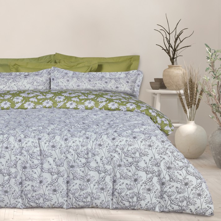 DAS HOME ΣΕΤ ΣΕΝΤΟΝΙΑ ΜΟΝΑ HAPPY 9670 IVORY, OLIVE