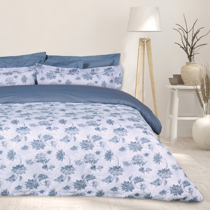 DAS HOME ΣΕΤ ΣΕΝΤΟΝΙΑ ΜΟΝΑ HAPPY 9672 BLUE, GREY