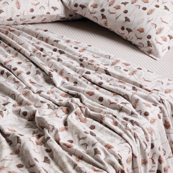 DAS HOME ΣΕΤ ΣΕΝΤΟΝΙΑ ΥΠΕΡΔΙΠΛΑ HAPPY FLANNEL 9681 BEIGE, BROWN
