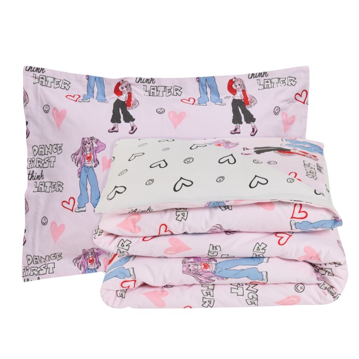 DAS KIDS ΣΕΤ ΣΕΝΤΟΝΙΑ ΜΟΝΑ 4940 GREY, PINK