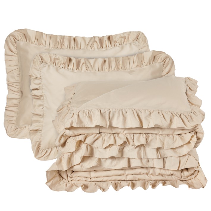DAS HOME ΣΕΤ ΣΕΝΤΟΝΙΑ ΥΠΕΡΔΙΠΛΑ DAILY 3168 TAUPE