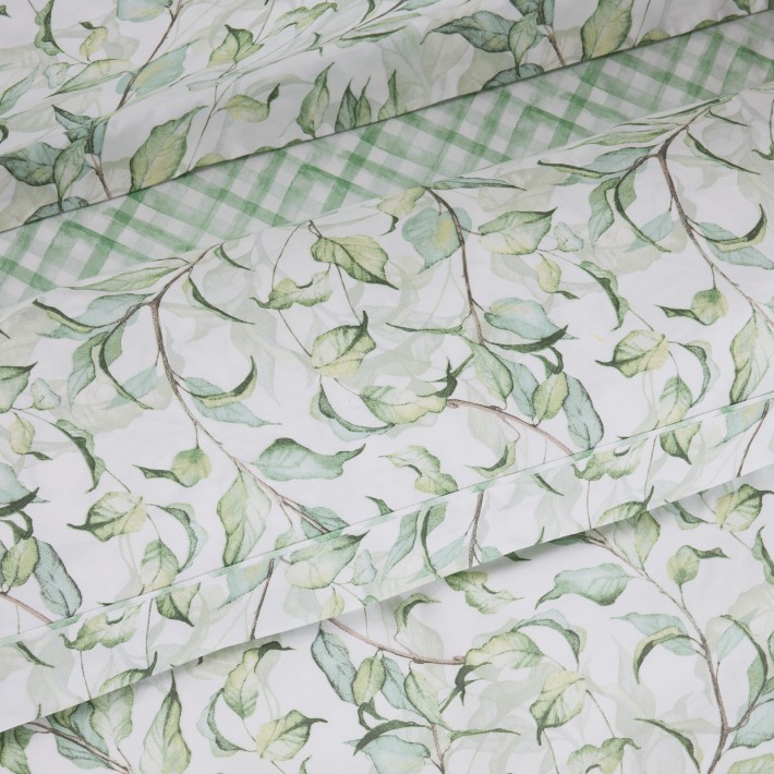 DAS HOME ΣΕΤ ΣΕΝΤΟΝΙΑ ΥΠΕΡΔΙΠΛΑ DAILY 3173 GREEN, WHITE