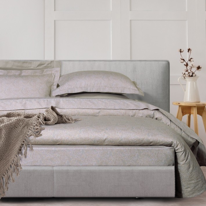 DAS HOME ΣΕΝΤΟΝΙΑ ΣΕΤ ΥΠΕΡΔΙΠΛΑ PRESTIGE 1719 ECRU, NUDE, OLIVE
