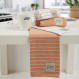 DAS HOME ΣΕΤ ΠΟΤΗΡΟΠΑΝΑ 2ΤΜΧ 30Χ50 0826 TERACOTTA, WHITE