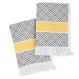 DAS HOME ΣΕΤ ΠΟΤΗΡΟΠΑΝΑ 2ΤΜΧ 30Χ50 0895 GREY, YELLOW