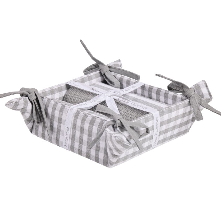 DAS HOME ΣΕΤ ΠΟΤΗΡΟΠΑΝΑ 3ΤΜΧ 45Χ65 0918 GREY