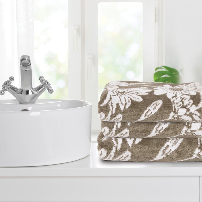 DAS HOME ΣΕΤ ΠΕΤΣΕΤΕΣ 3ΤΕΜΑΧΙΑ DAILY 0799 TAUPE