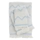 DAS HOME ΣΕΤ ΠΕΤΣΕΤΕΣ 3ΤΕΜΑΧΙΩΝ BEST 0870 DUSTY BLUE