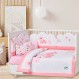 DAS BABY ΠΑΝΤΑ ΚΟΥΝΙΑΣ FUN DIGITAL PRINT 4936 PINK, WHITE