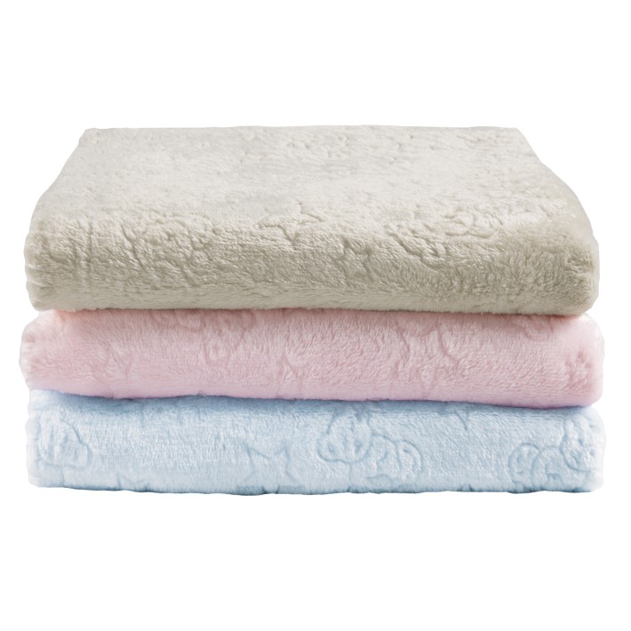 DAS BABY ΚΟΥΒΕΡΤΑ FLEECE 75X100 RELAX 4906 ECRU