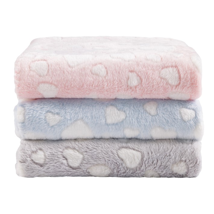 DAS BABY ΚΟΥΒΕΡΤΑ FLEECE 75X100 RELAX 4907 PINK