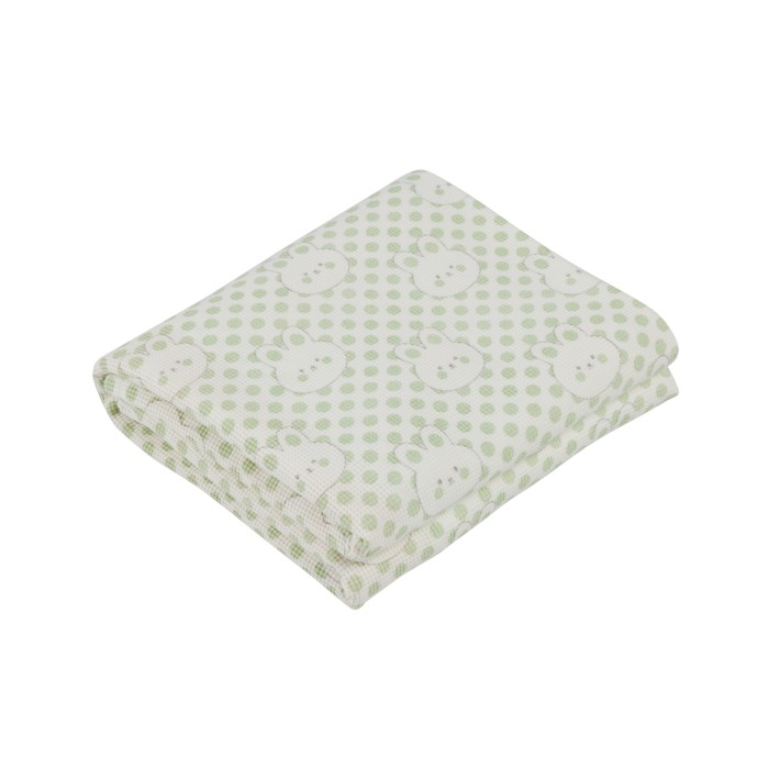 DAS BABY ΚΟΥΒΕΡΤΑ ΠΙΚΕ 75X100 RELAX 4962 MINT