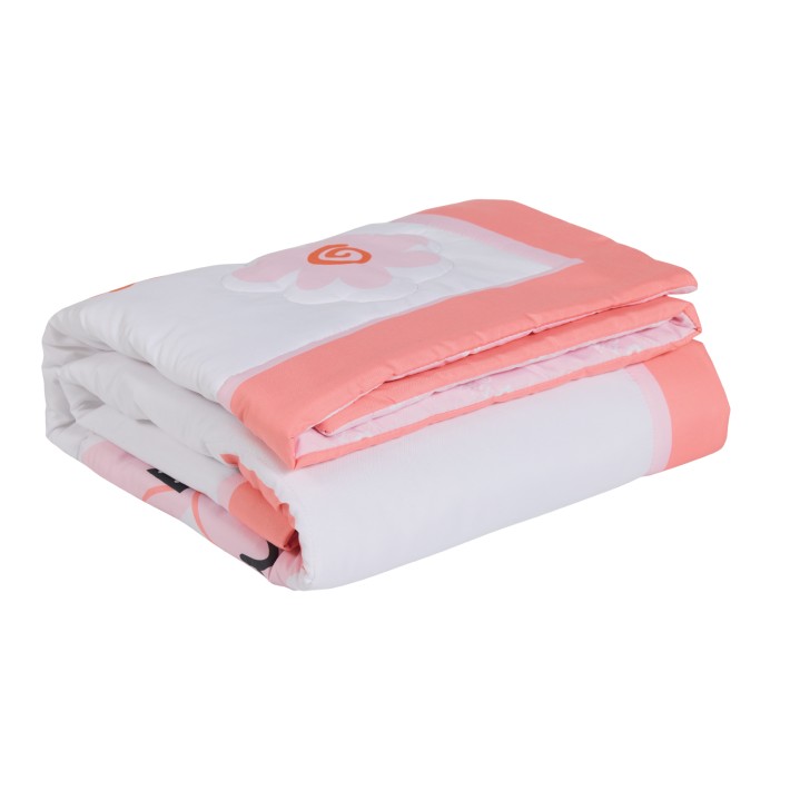DAS BABY ΚΟΥΒΕΡΛΙ FUN 4936 PINK, WHITE