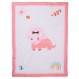 DAS BABY ΚΟΥΒΕΡΛΙ FUN 4936 PINK, WHITE
