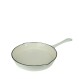 VOLCANO ΤΗΓΑΝΙ CAST-IRON ΛΕΥΚΟ ΜΕ ENAMEL 25,5ΕΚ.