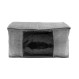 ESTIA ΘΗΚΗ ΑΠΟΘΗΚΕΥΣΗΣ GREY NON WOVEN ΥΦΑΣΜΑΤΙΝΗ ΜΕ ΔΙΠΛΟ ΦΕΡΜΟΥΑΡ 60x45x30cm