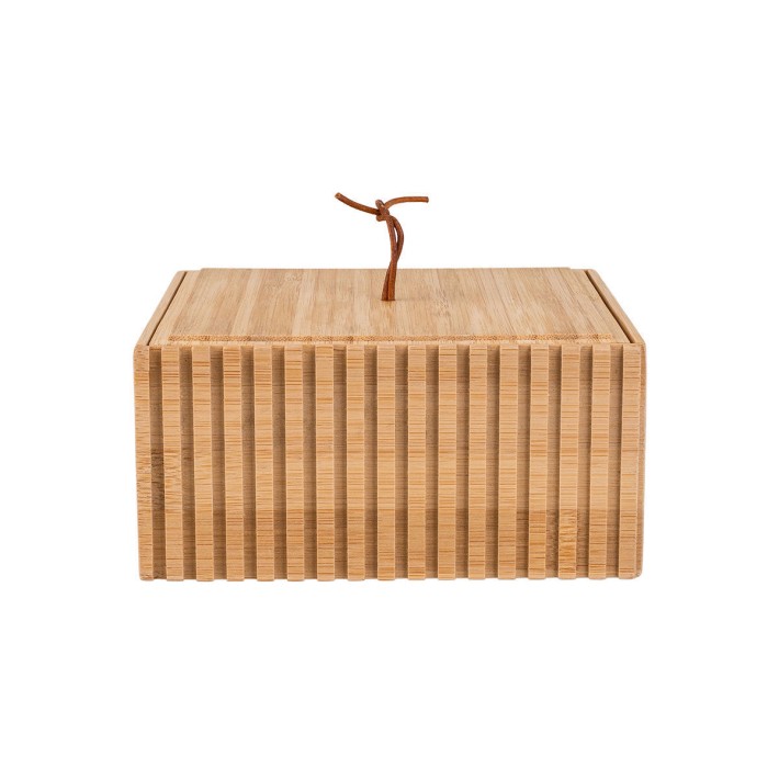 ESTIA ΚΟΥΤΙ ΑΠΟΘΗΚΕΥΣΗΣ ΚΑΙ ΟΡΓΑΝΩΣΗΣ ΜΠΑΝΙΟΥ BAMBOO ESSENTIALS 15x15x7cm