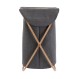 ESTIA ΚΑΛΑΘΙ ΑΠΛΥΤΩΝ BAMBOO ESSENTIALS ΜΕ ΘΗΚΗ ΠΟΛΥΕΣΤΕΡΑ ΠΤΥΣΣΟΜΕΝΟ 40x40x70cm