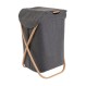 ESTIA ΚΑΛΑΘΙ ΑΠΛΥΤΩΝ BAMBOO ESSENTIALS ΜΕ ΘΗΚΗ ΠΟΛΥΕΣΤΕΡΑ ΠΤΥΣΣΟΜΕΝΟ 40x40x70cm