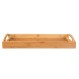 ESTIA ΔΙΣΚΟΣ ΣΕΡΒΙΡΙΣΜΑΤΟΣ BAMBOO ESSENTIALS ΜΕ ΛΑΒΕΣ ΜΕΤΑΦΟΡΑΣ 44x29.5x5.5cm