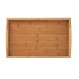 ESTIA ΔΙΣΚΟΣ ΣΕΡΒΙΡΙΣΜΑΤΟΣ BAMBOO ESSENTIALS ΜΕ ΛΑΒΕΣ ΜΕΤΑΦΟΡΑΣ 44x29.5x5.5cm