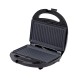 ESTIA ΤΟΣΤΙΕΡΑ BLACK & INOX 2 ΘΕΣΕΩΝ 850w ΜΕ ΑΠΟΣΠΩΜΕΝΕΣ ΑΝΤΙΚΟΛΛΗΤΙΚΕΣ ΠΛΑΚΕΣ