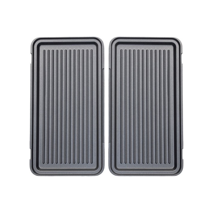 ESTIA ΤΟΣΤΙΕΡΑ BLACK & INOX 2 ΘΕΣΕΩΝ 850w ΜΕ ΑΠΟΣΠΩΜΕΝΕΣ ΑΝΤΙΚΟΛΛΗΤΙΚΕΣ ΠΛΑΚΕΣ
