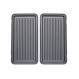 ESTIA ΤΟΣΤΙΕΡΑ BLACK & INOX 2 ΘΕΣΕΩΝ 850w ΜΕ ΑΠΟΣΠΩΜΕΝΕΣ ΑΝΤΙΚΟΛΛΗΤΙΚΕΣ ΠΛΑΚΕΣ