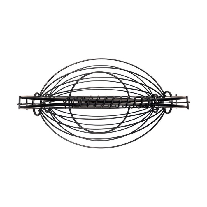 ESTIA ΦΡΟΥΤΙΕΡΑ 2 ΘΕΣΕΩΝ METAL BLACK ΜΕΤΑΛΛΙΚΗ 37χ20x42cm ΜΑΥΡΗ