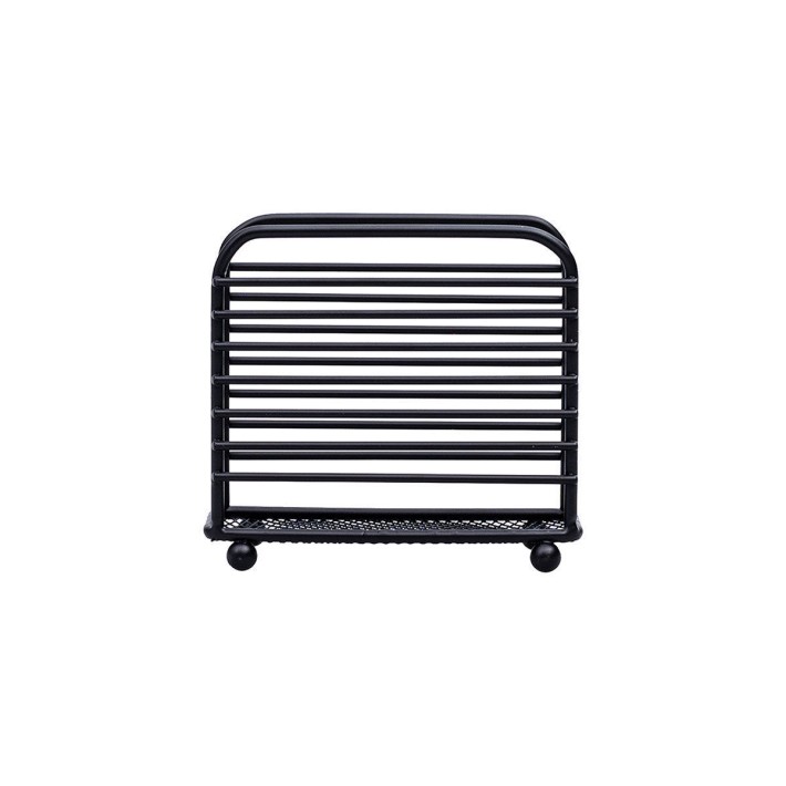 ESTIA ΧΑΡΤΟΠΕΤΣΕΤΟΘΗΚΗ METAL BLACK ΜΕΤΑΛΛΙΚΗ 12x5cm ΜΑΥΡΗ
