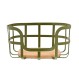 ESTIA ΦΡΟΥΤΙΕΡΑ BAMBOO ESSENTIALS ΜΕΤΑΛΛΙΚΗ 24x24x12.7cm ΛΑΔΙ