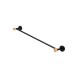 ESTIA ΠΕΤΣΕΤΟΘΗΚΗ ΕΠΙΤΟΙΧΙΑ BAMBOO ESSENTIALS ΜΟΝΗ ΜΕΤΑΛΛΙΚΗ 9x65.4x5.2 ΜΑΥΡΗ