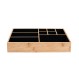 ESTIA ΘΗΚΗ ΟΡΓΑΝΩΣΗΣ ΚΑΛΛΥΝΤΙΚΩΝ BAMBOO 9 ΘΕΣΕΩΝ 33x21x9cm