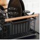 ESTIA ΠΙΑΤΟΘΗΚΗ BAMBOO ESSENTIALS ΜΕΤΑΛΛΙΚΗ ΜΕ ΛΑΒΕΣ 44x32x20cm ΜΑΥΡΗ