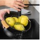 ESTIA ΣΟΥΡΩΤΗΡΙ ΖΥΜΑΡΙΚΩΝ BAMBOO ESSENTIALS ΜΕΤΑΛΛΙΚΟ ΜΕ ΛΑΒΕΣ 24x24x13.7cm ΜΑΥΡΟ