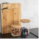 ESTIA ΔΟΧΕΙΟ ΑΠΟΘΗΚΕΥΣΗΣ BAMBOO ESSENTIALS 950ml ΓΥΑΛΙΝΟ ΜΕ ΚΑΠΆΚΙ