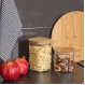 ESTIA ΔΟΧΕΙΟ ΑΠΟΘΗΚΕΥΣΗΣ BAMBOO ESSENTIALS 950ml ΓΥΑΛΙΝΟ ΜΕ ΚΑΠΆΚΙ